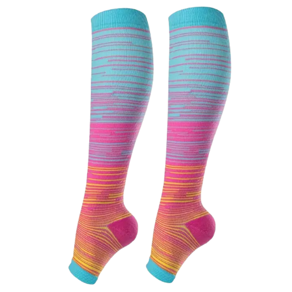 Elastic Open Toe Compression Sock