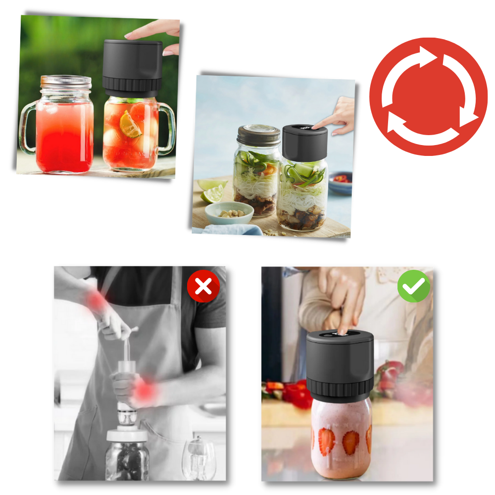 Electric Mason Jar Vacuum Sealer