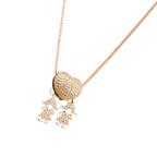 Elegant Mum Charm Necklace