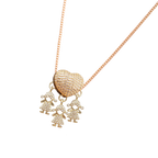 Elegant Mum Charm Necklace