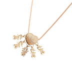 Elegant Mum Charm Necklace