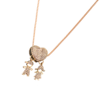 Elegant Mum Charm Necklace