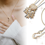 Elegant Mum Charm Necklace