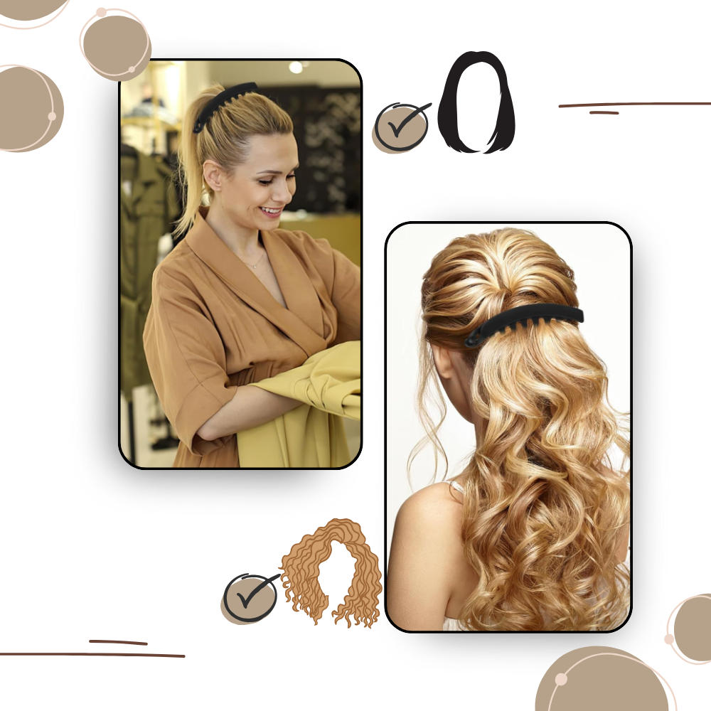 Elegant Ponytail Holder Clip