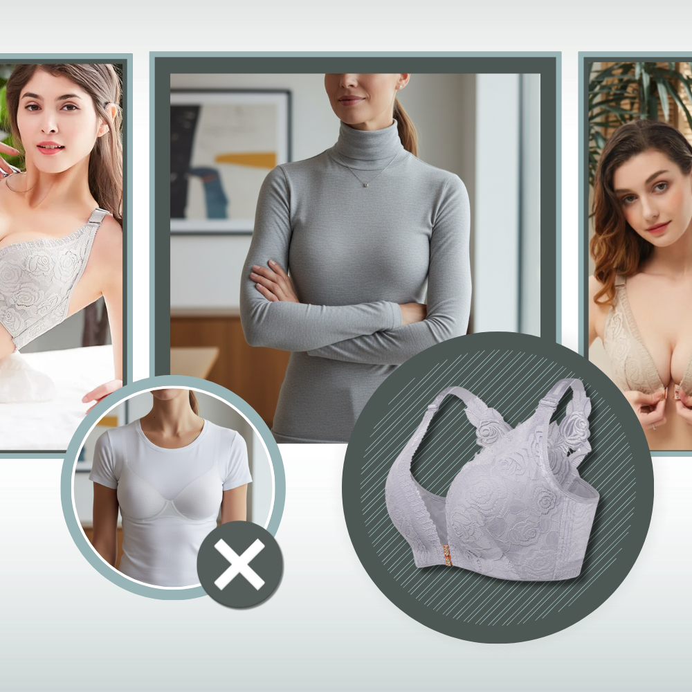 Elegant Rose Push-up Lace Bra