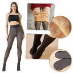 Fake Translucent Fleece Lined Tights
