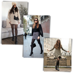 Fake Translucent Fleece Lined Tights