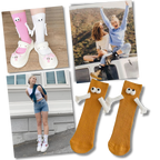 Funny Magnetic Hands Socks