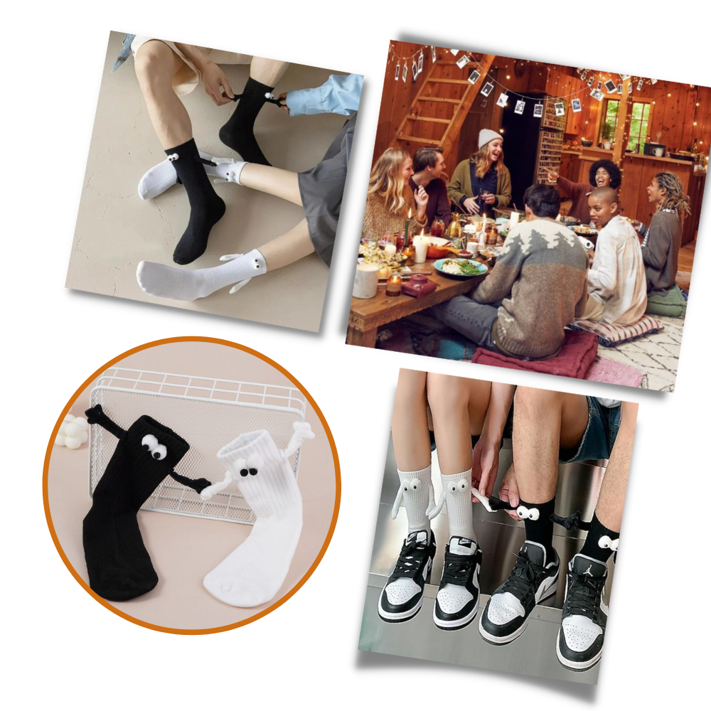 Funny Magnetic Hands Socks