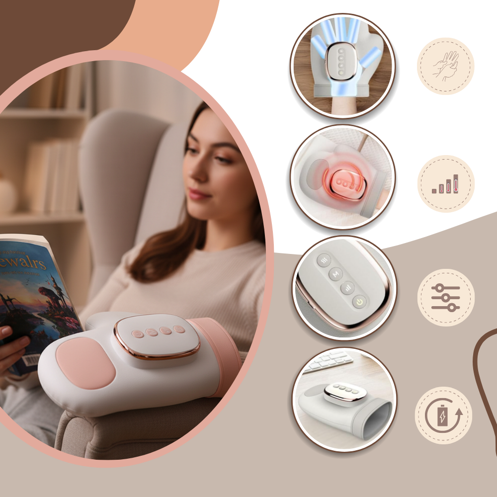 Heat Compression Massage Glove