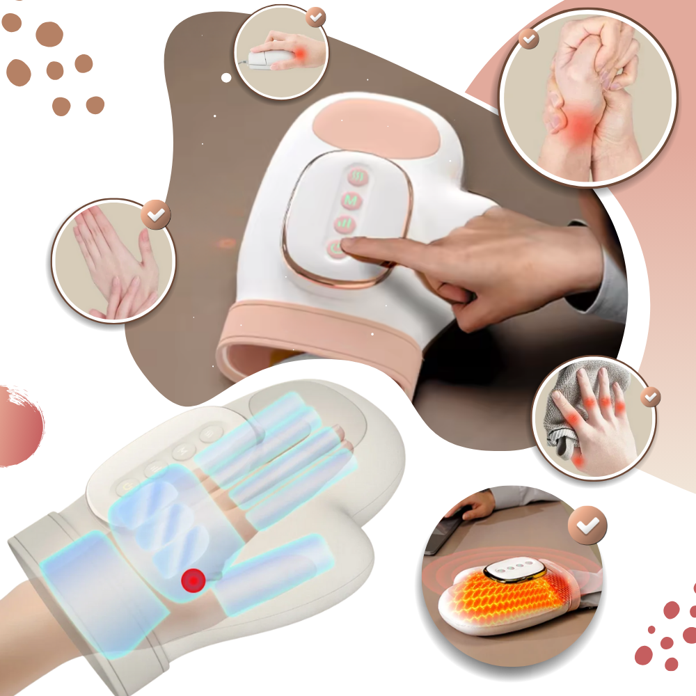 Heat Compression Massage Glove