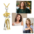 Hug Love Couple Necklace