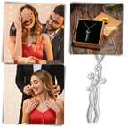 Hug Love Couple Necklace