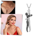Hug Love Couple Necklace