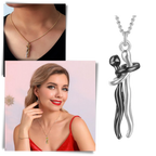 Hug Love Couple Necklace