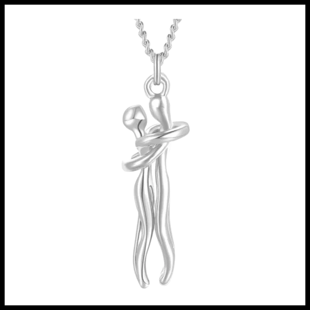 Hug Love Couple Necklace