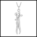 Hug Love Couple Necklace