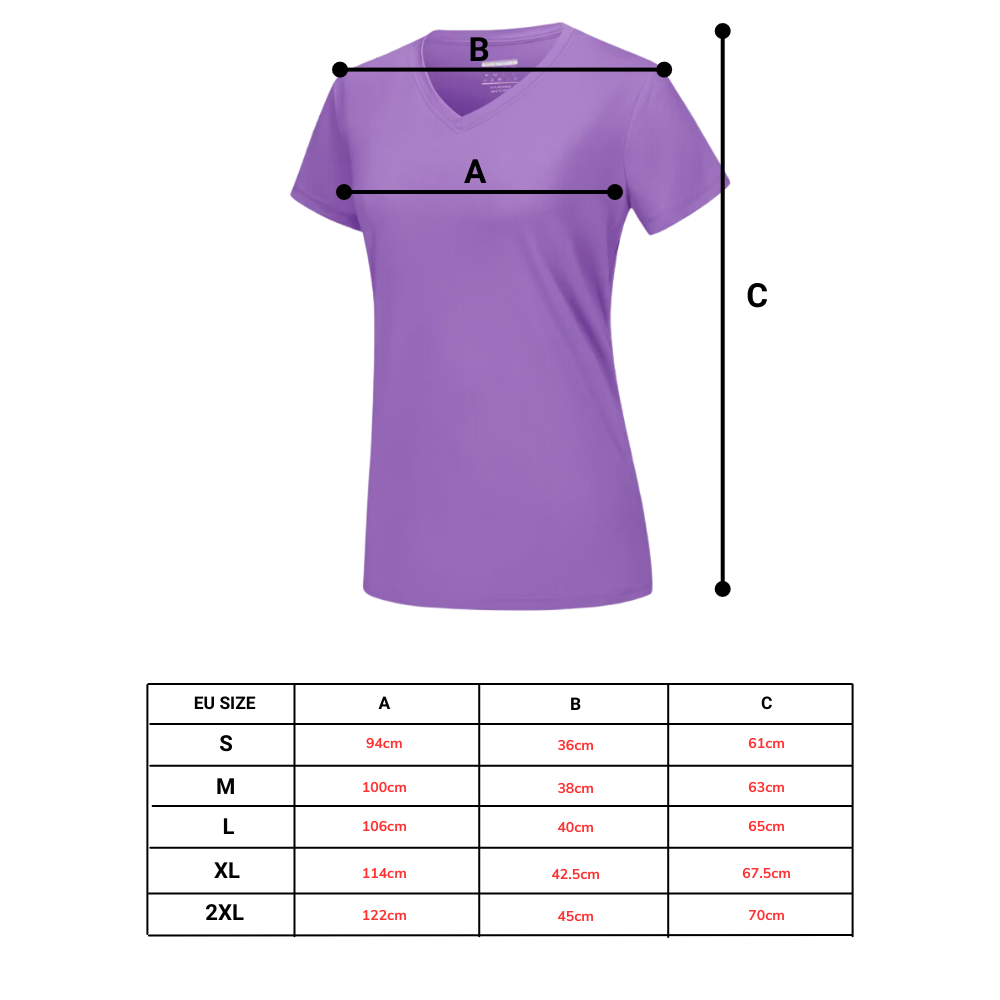 Instant Cooling V-neck Shirts Women