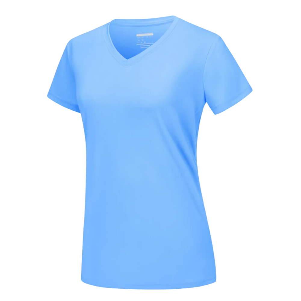 Instant Cooling V-neck Shirts Women