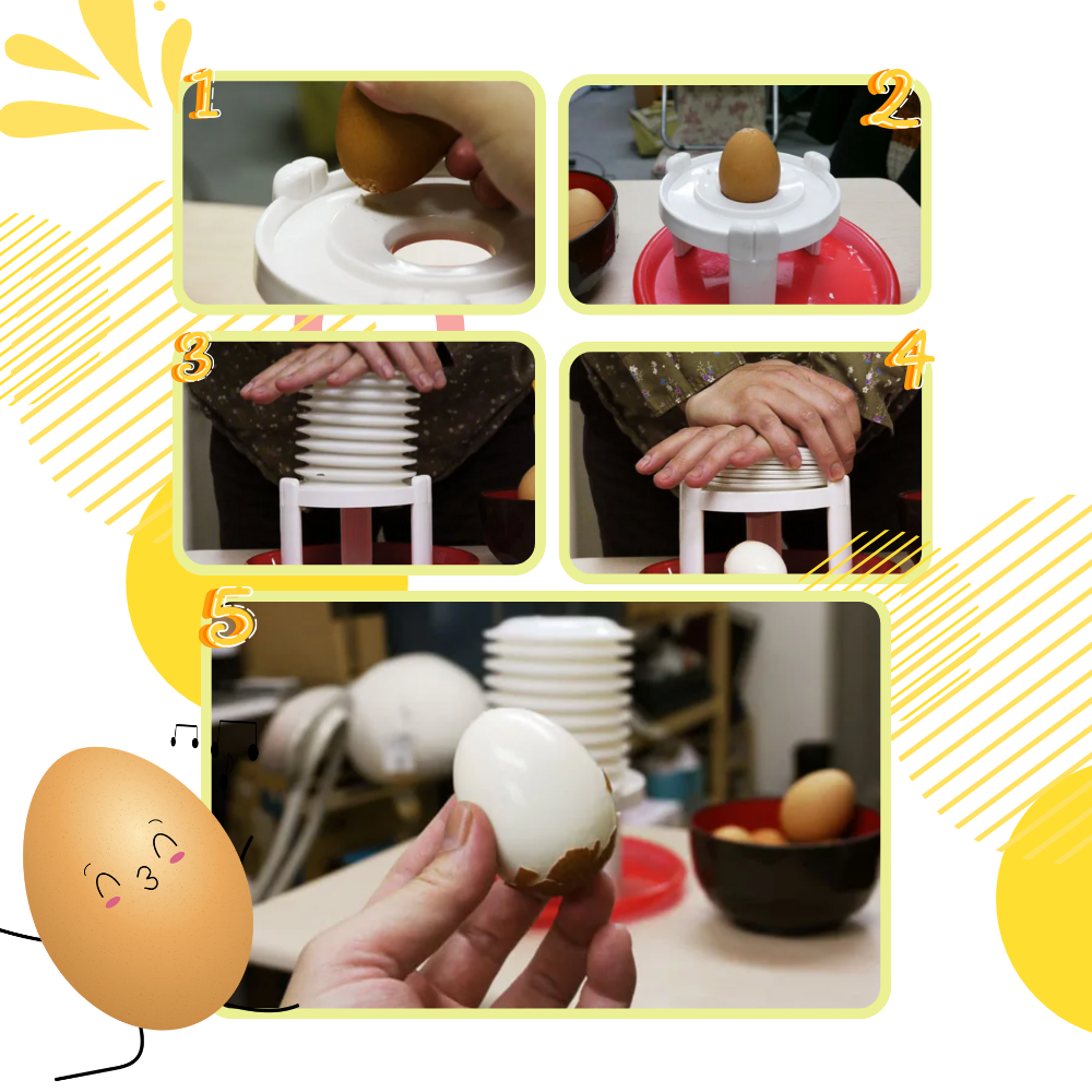 Instant Peeling Egg Shell Peeler