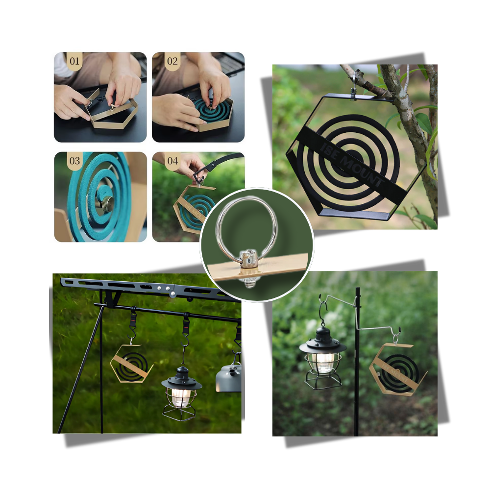 Iron Mosquito Coil Holder