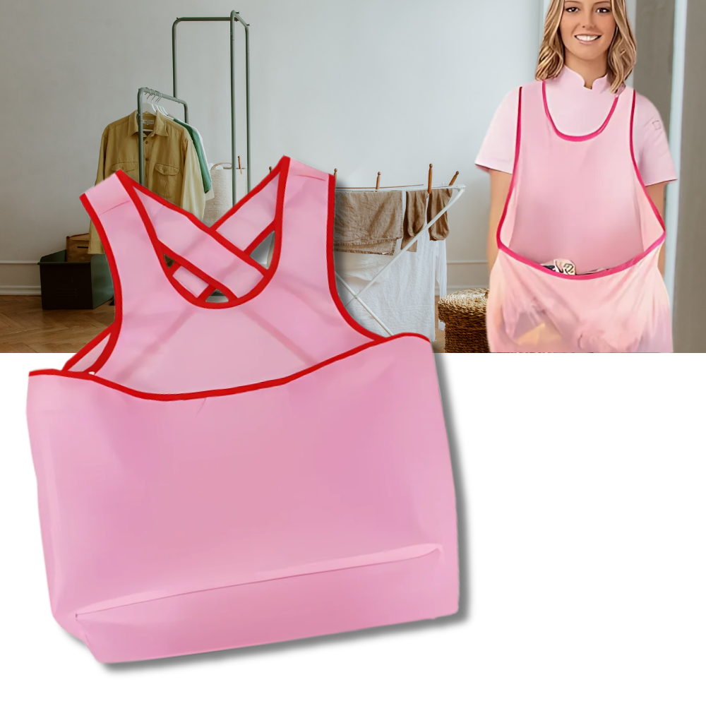 Large Pocket Waterproof Laundry Apron