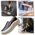 Lightweight Soft Platform Loafers