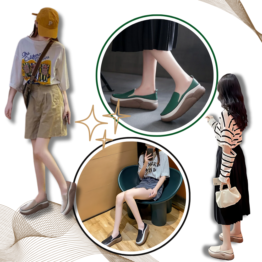 Lightweight Soft Platform Loafers