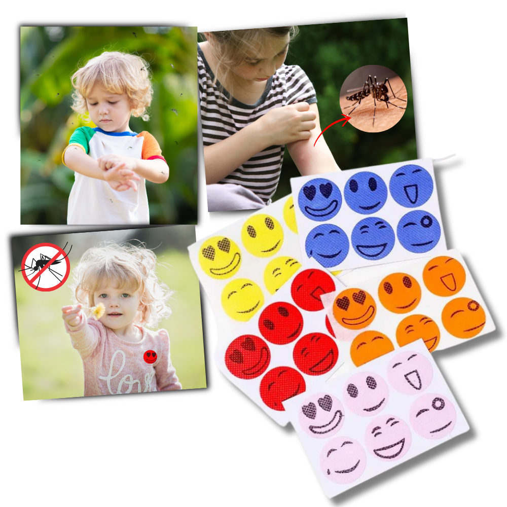 Natural Ingredients Mosquito Repellent Stickers