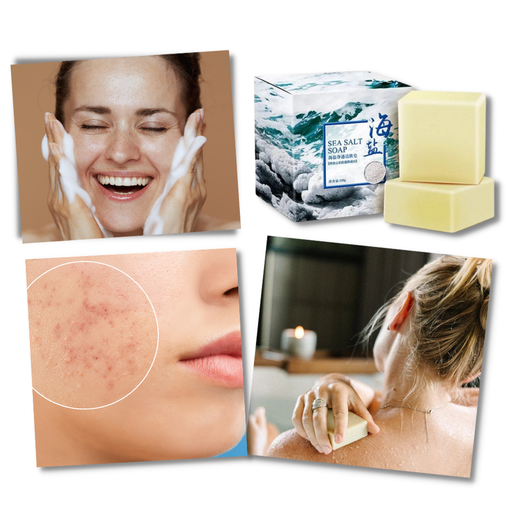Natural Sea Salt Antiacne Soap