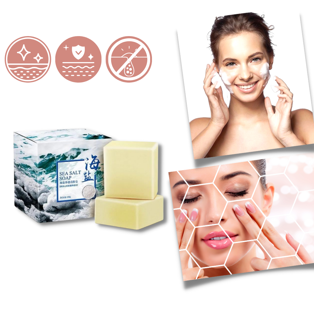 Natural Sea Salt Antiacne Soap