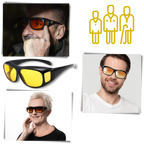 Night driving clarity glasses