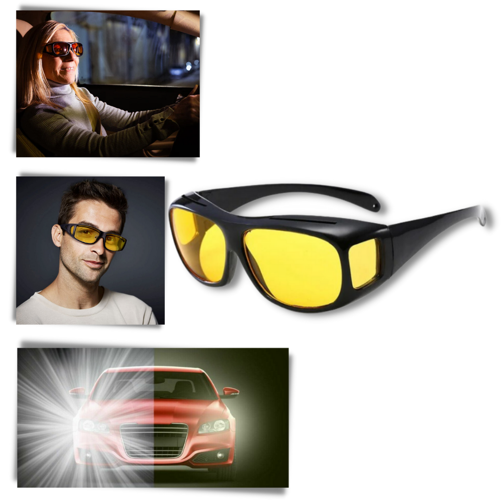 Night driving clarity glasses