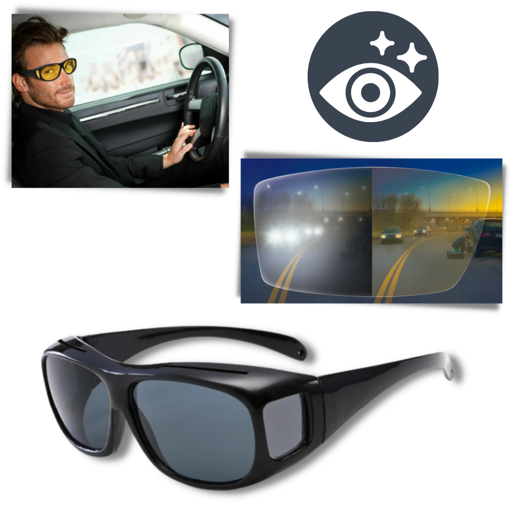 Night driving clarity glasses