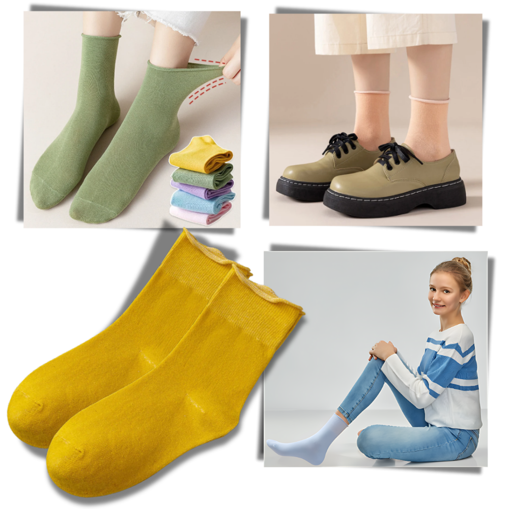 Non-Constricting Seamless Quarter Socks