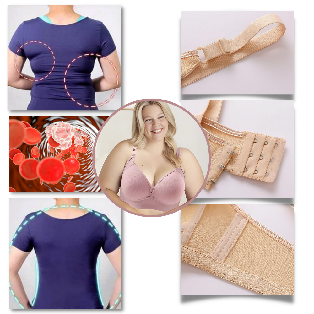 Plus Size Wireless Push-Up Bra