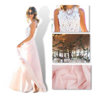 Prairie Chic Lace Chiffon Dress