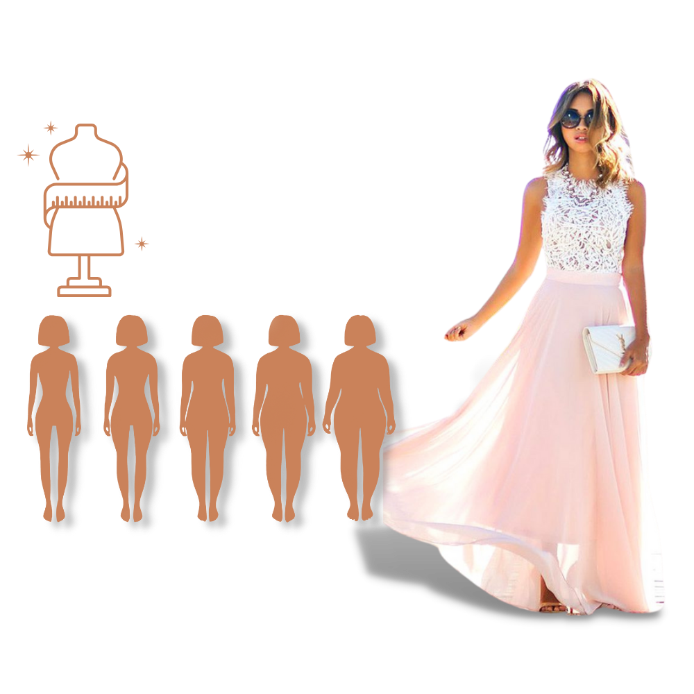 Prairie Chic Lace Chiffon Dress