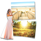 Prairie Chic Lace Chiffon Dress