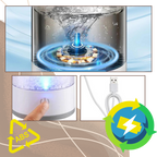 Quick Rechargeable Electric Brush Cleaner