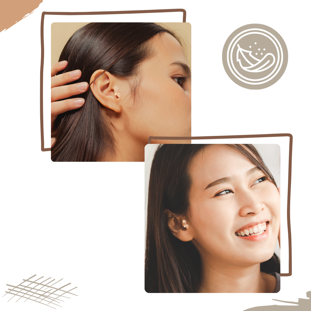 Relaxation Support Non Piercing Earrings