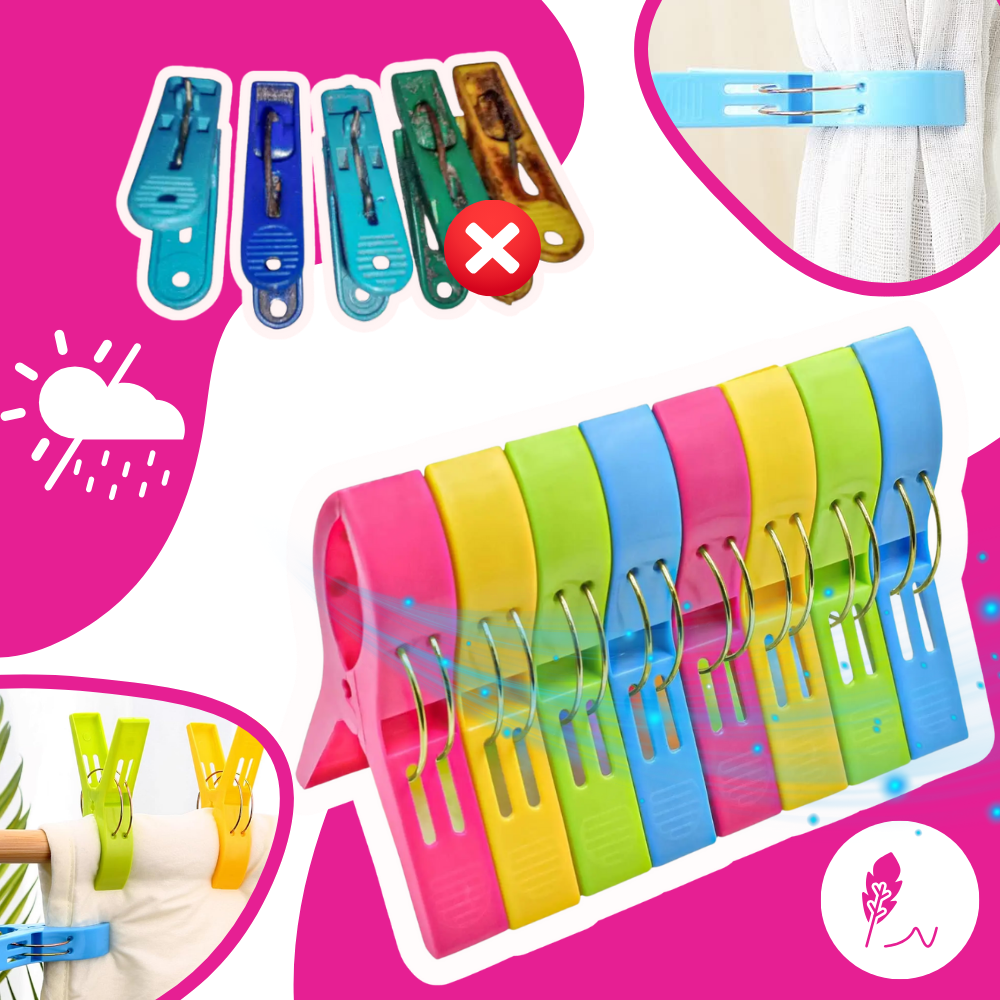 Rounded Jaw Multipurpose Clips