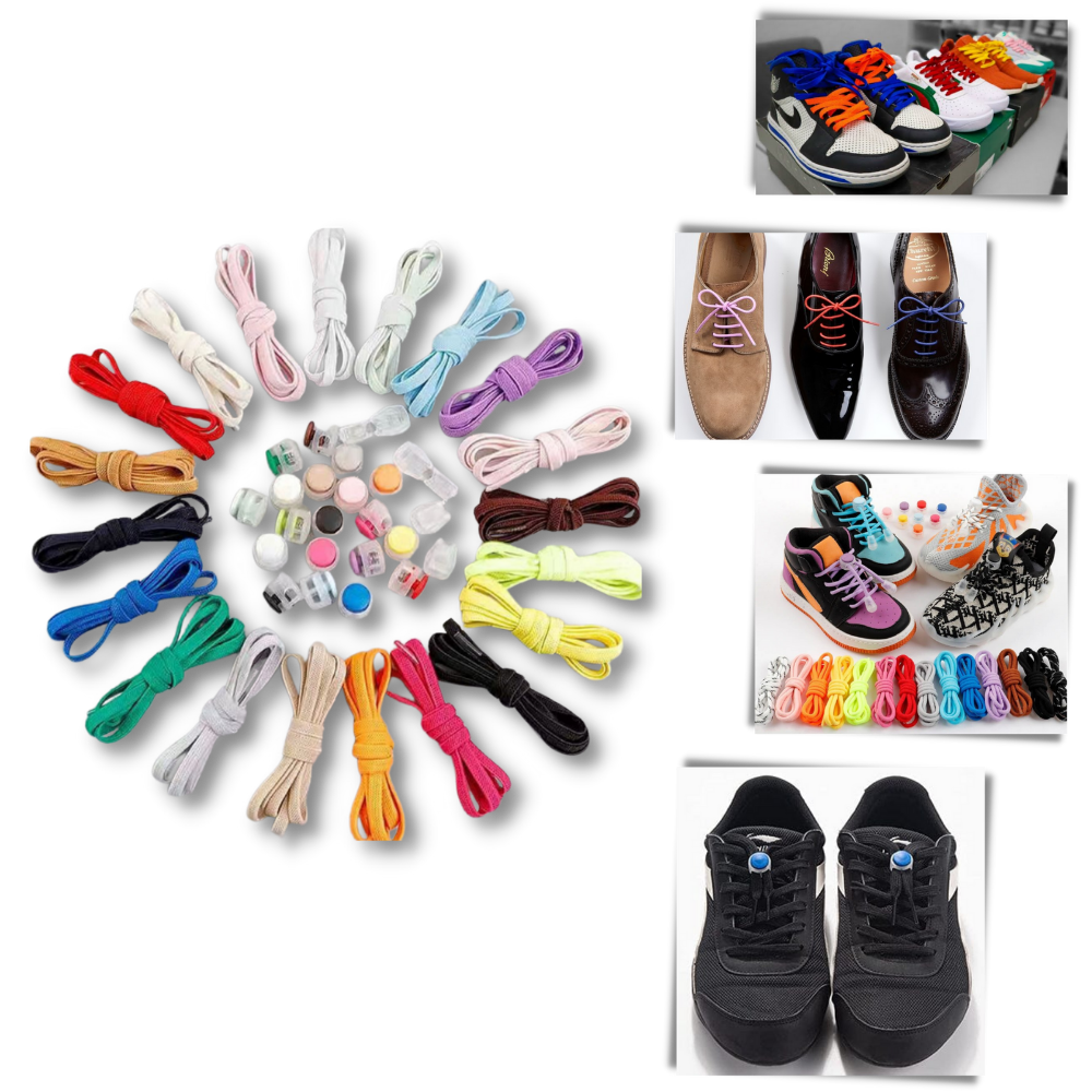 Safe Fashionable Lock Laces