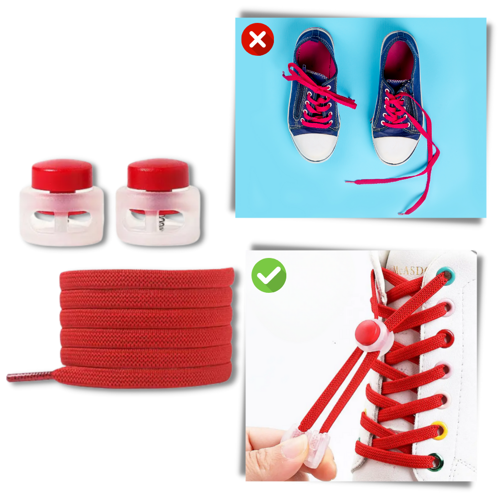 Safe Fashionable Lock Laces