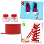 Safe Fashionable Lock Laces