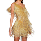 Sequin V-Neck Slip Dress