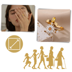 Sunflower Spinner Ring