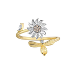 Sunflower Spinner Ring