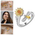 Sunflower Spinner Ring