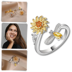 Sunflower Spinner Ring